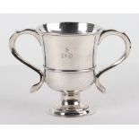 A George III silver loving cup, John Langlands I, Newcastle 1774
