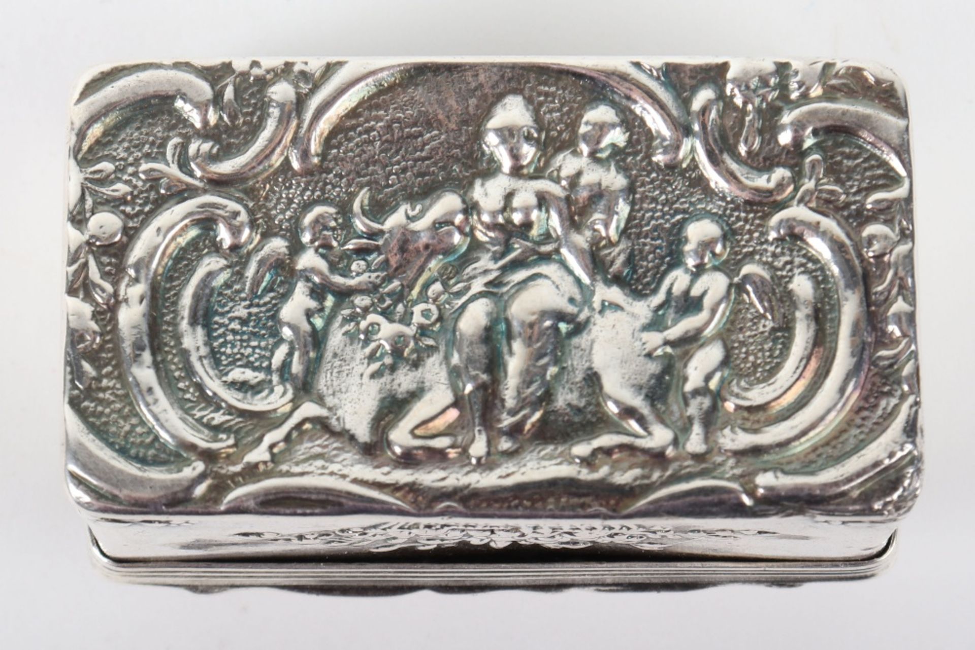An 18th century Dutch silver box, Amsterdam, - Image 6 of 6