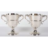 A pair of 18th century Irish twin handled cups, Joseph Jackson, Dublin 1787