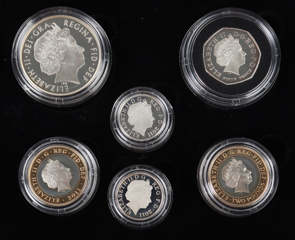 Royal Mint 2011 Silver Piedfort Set - Image 3 of 4