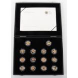 Royal Mint 25th Anniversary One Pound Coin Silver Proof Collection