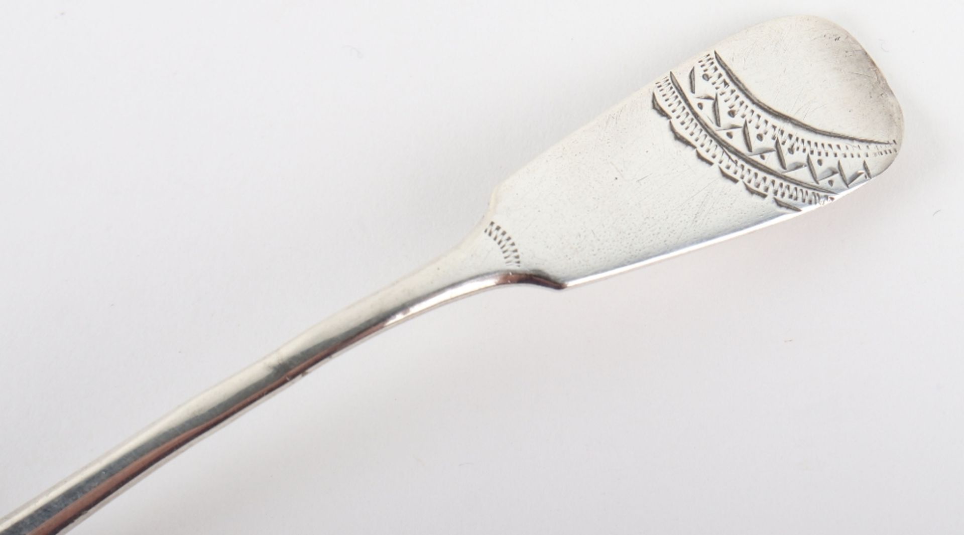 A Russian silver caddy spoon, 19th century, - Image 2 of 5