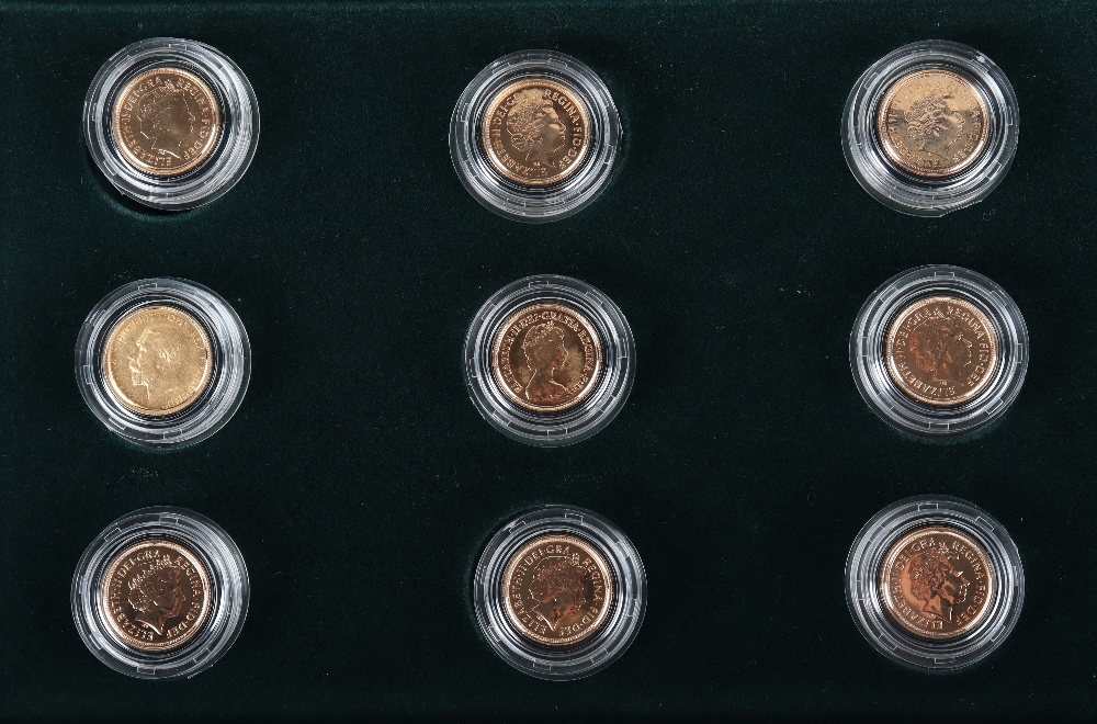 Nine Half Sovereigns - Image 3 of 4