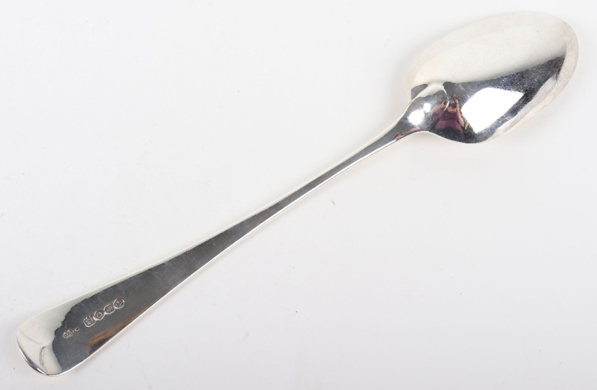 A Victorian silver basting spoon, George Adams, London 1857 - Image 2 of 4