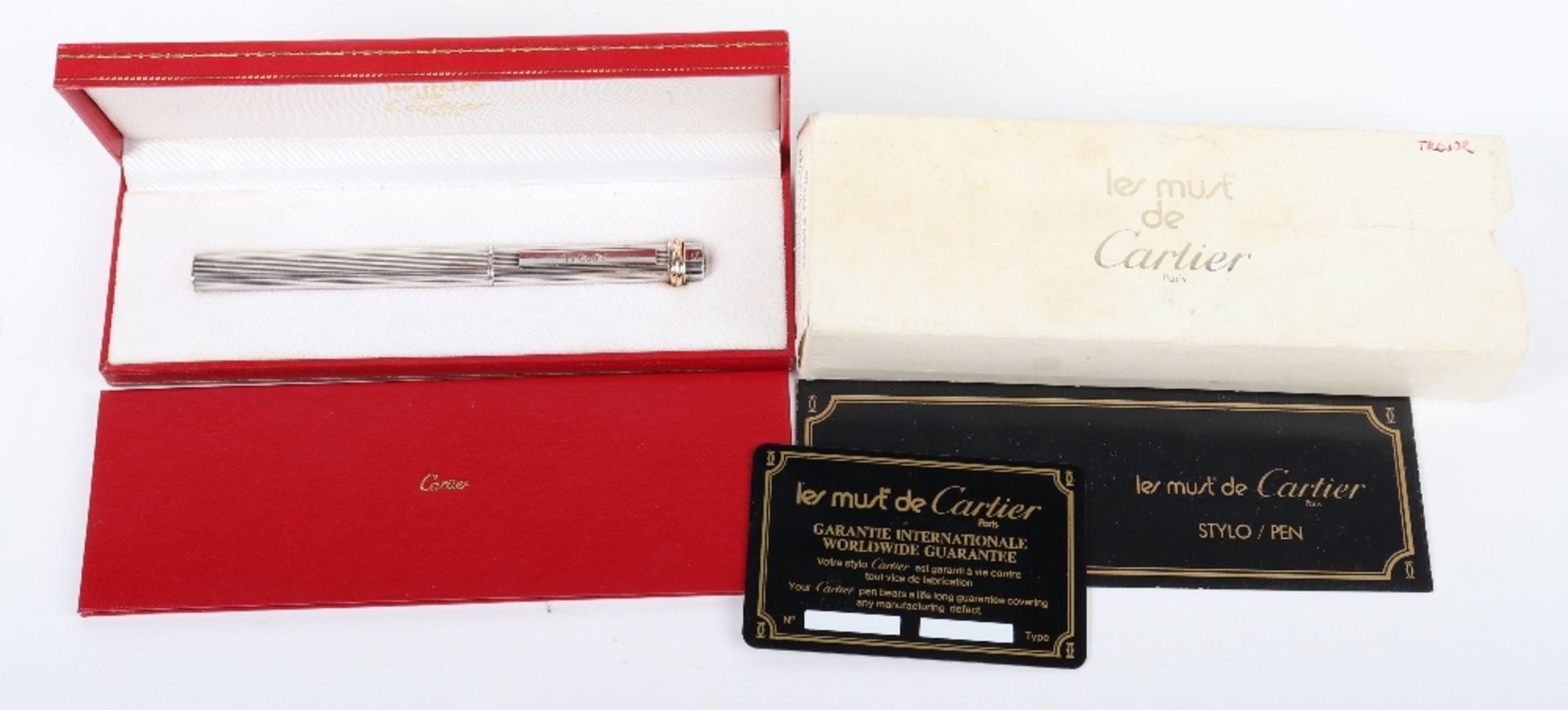 A Cartier, Le Must de Cartier Silver Stylo pen