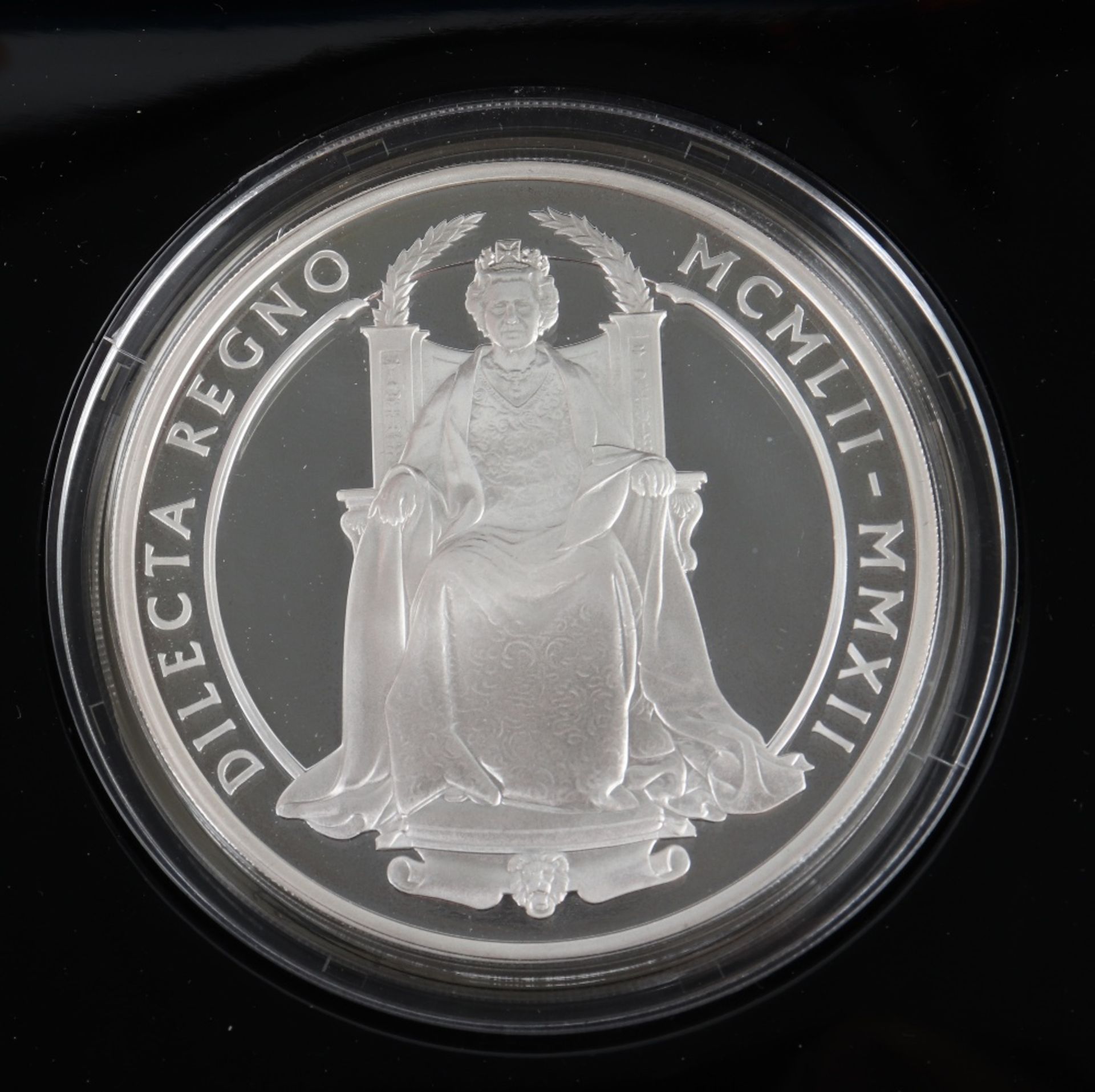 Royal Mint Queens Jubilee Silver Five Ounce Coin - Bild 2 aus 4