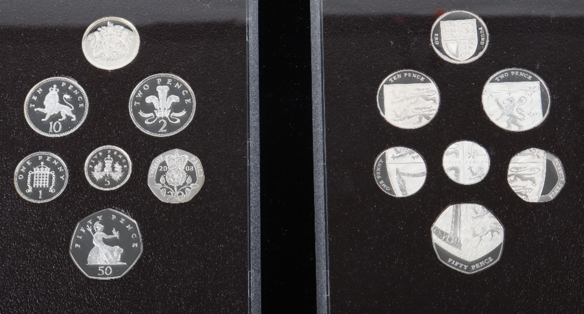 Royal Mint 2008 ‘Emblems of Britain’ and ‘Royal Shields of Arms’ Silver Proof Collection - Bild 2 aus 4