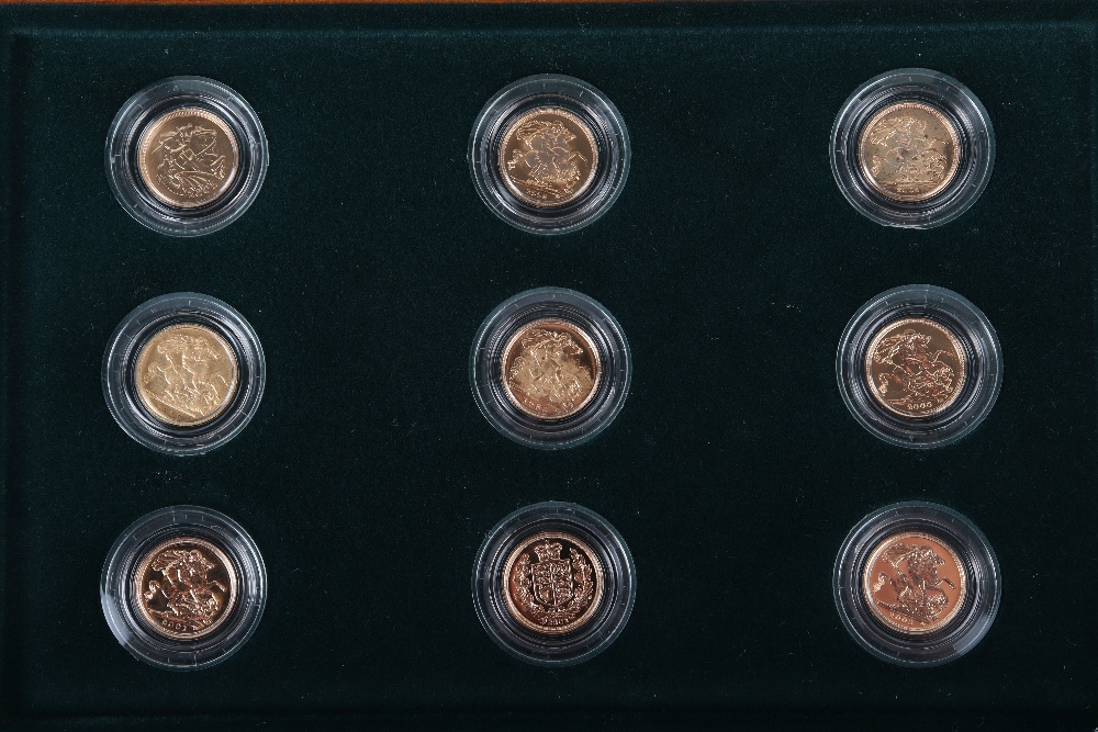 Nine Half Sovereigns - Image 2 of 4