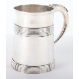 An 18th century silver mug, John Carter, London 1775