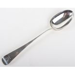 A Victorian silver basting spoon, George Adams, London 1857
