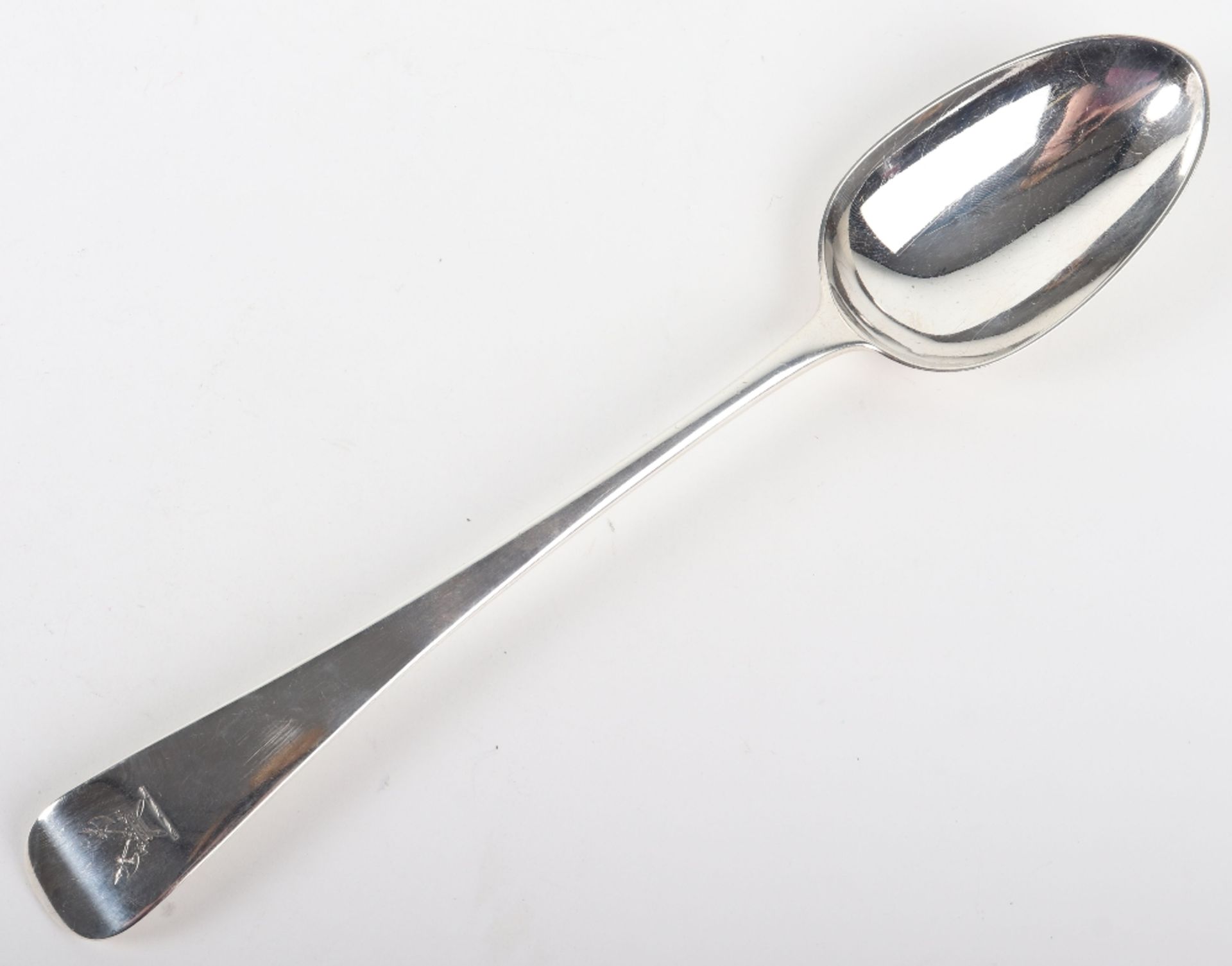 A Victorian silver basting spoon, George Adams, London 1857