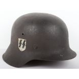 German Waffen-SS M-42 Steel Combat Helmet