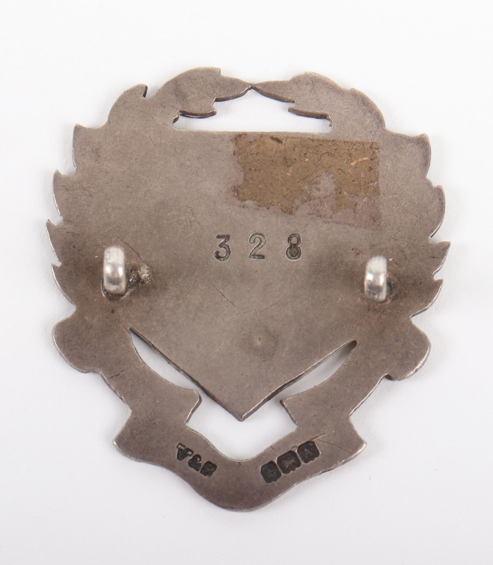 Silver OTC Langton School Canterbury Cap Badge - Image 2 of 2