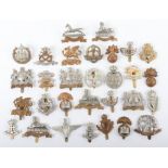 30x British Regimental Cap Badges