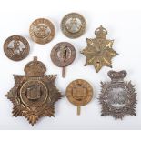 5x British Other Ranks Helmet Plate Centres / Pagri Badges