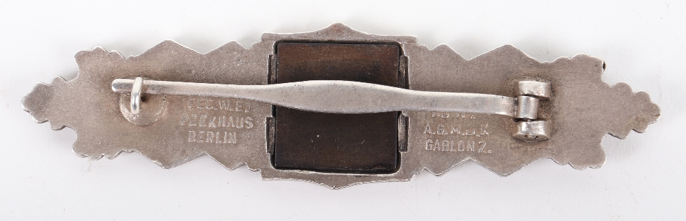 Third Reich Close Combat Clasp Silver Grade - Image 2 of 2