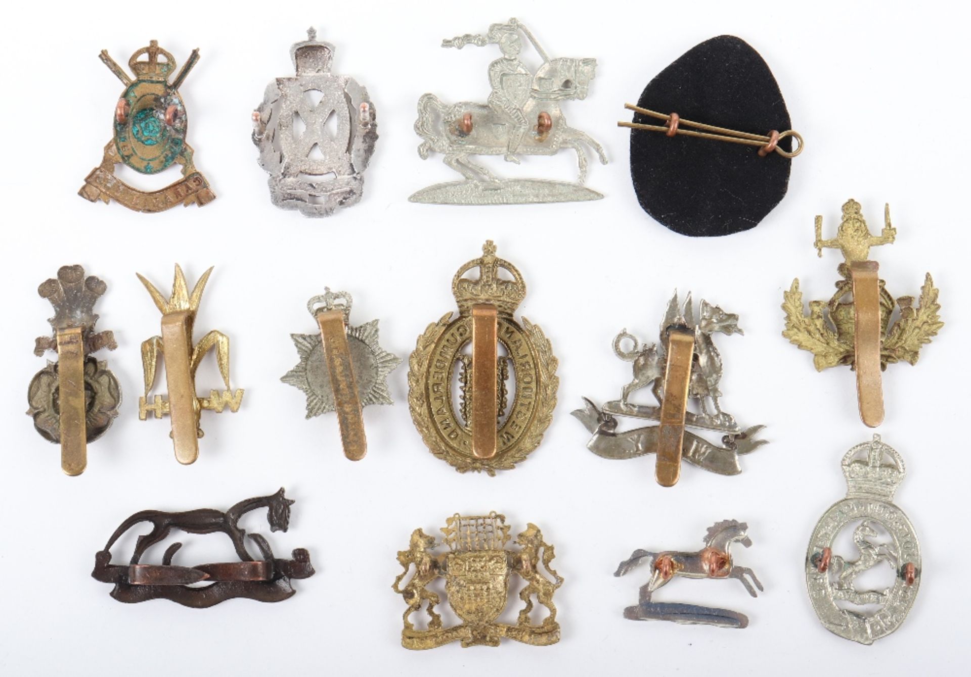 14x British Yeomanry & Imperial Yeomanry Cap Badges - Bild 2 aus 2