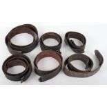 6x WW2 German Belt Leathers