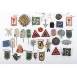 Grouping of Third Reich Period WHW Day Badges