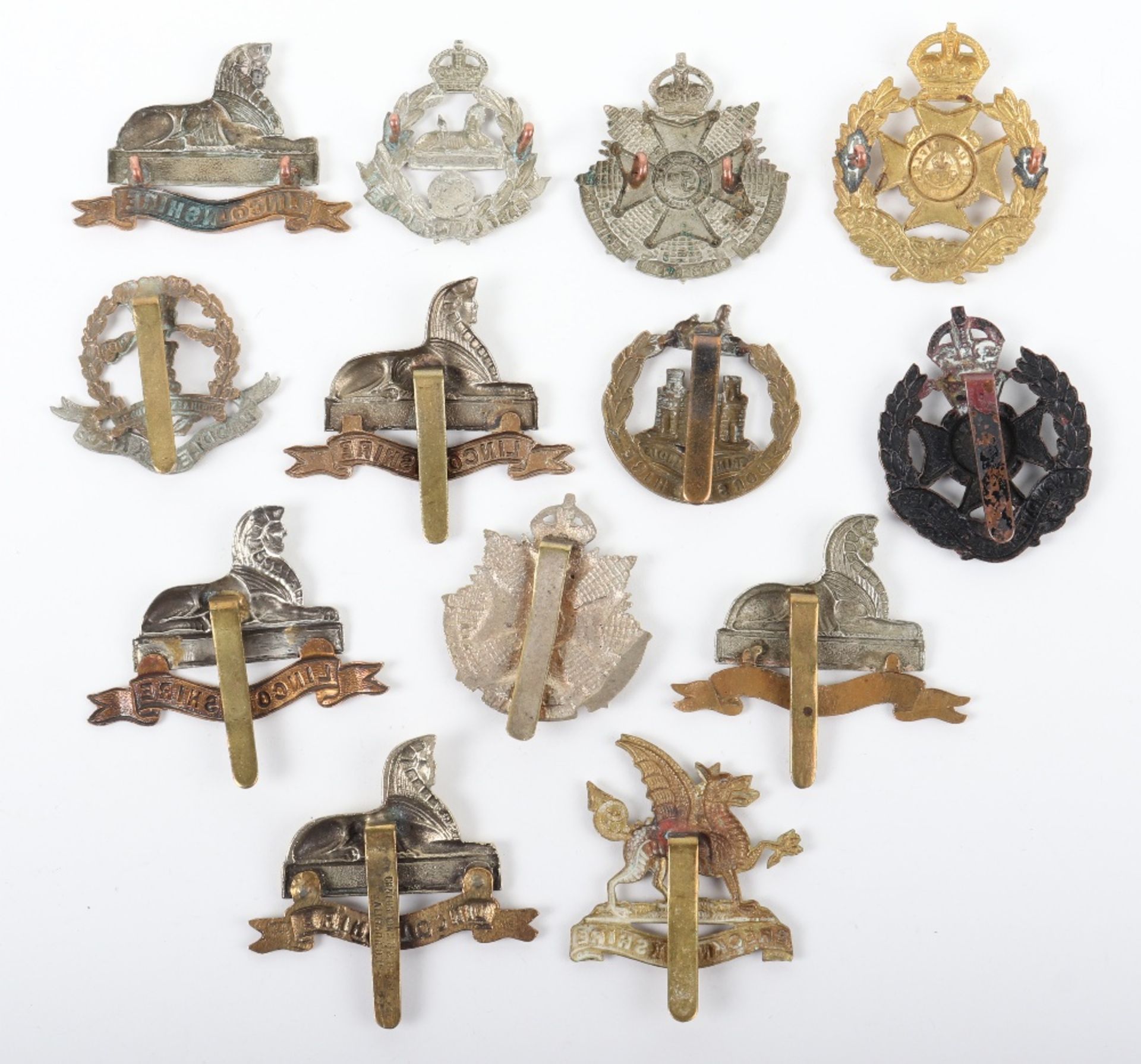 Selection of British Territorial Battalions Cap Badges - Bild 2 aus 2