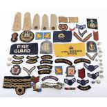 Quantity of Mostly British Cloth Insignia