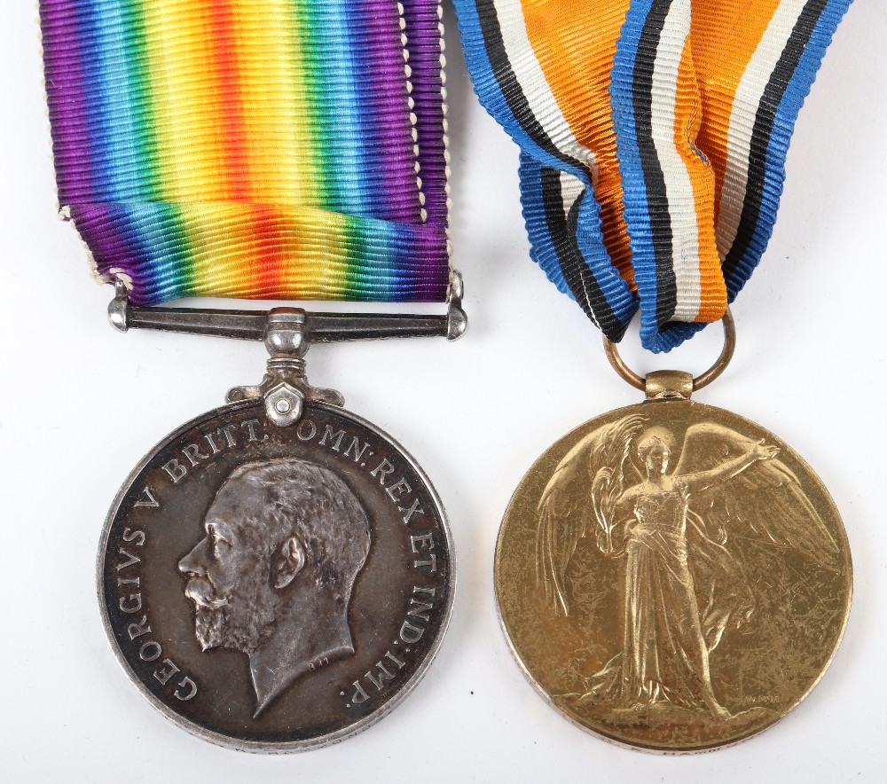 WW1 War and Victory Medal Pair Army Ordnance Corps