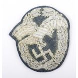 Luftwaffe Observers Officers Qualification Badge