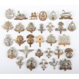 30x British Regimental Cap Badges