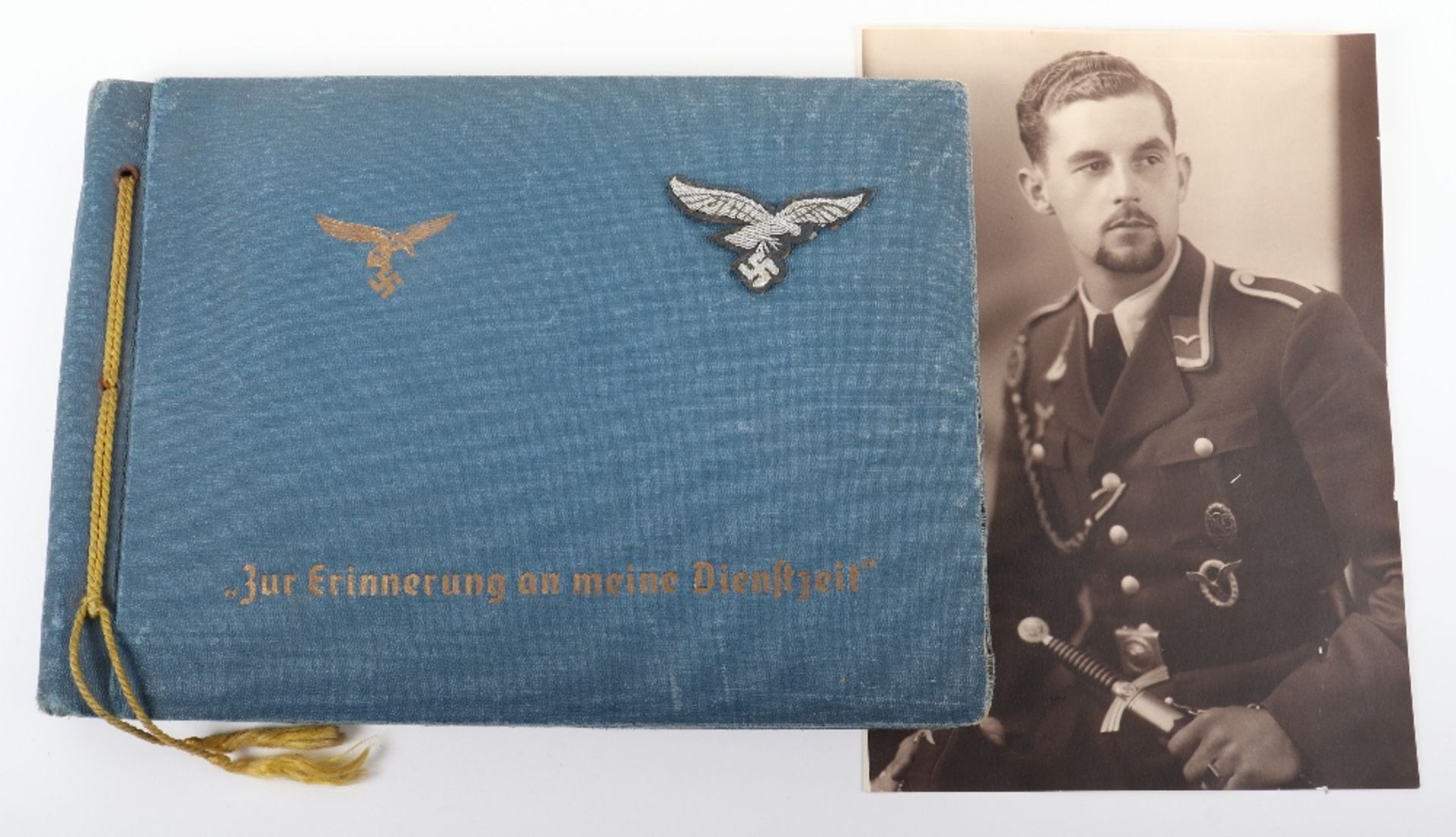 Third Reich Luftwaffe Photograph Album & Insignia