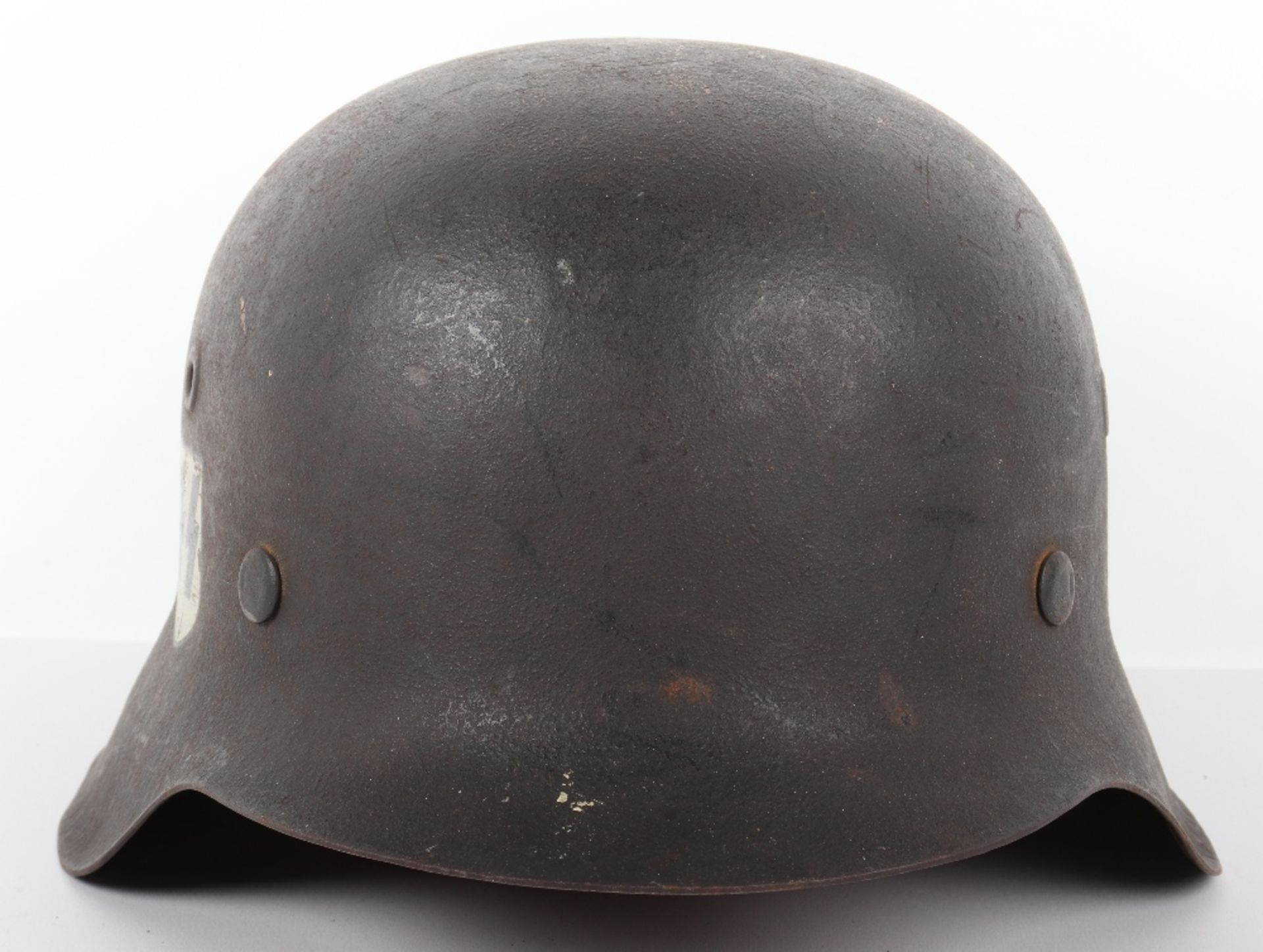 German Waffen-SS M-42 Steel Combat Helmet - Bild 6 aus 7