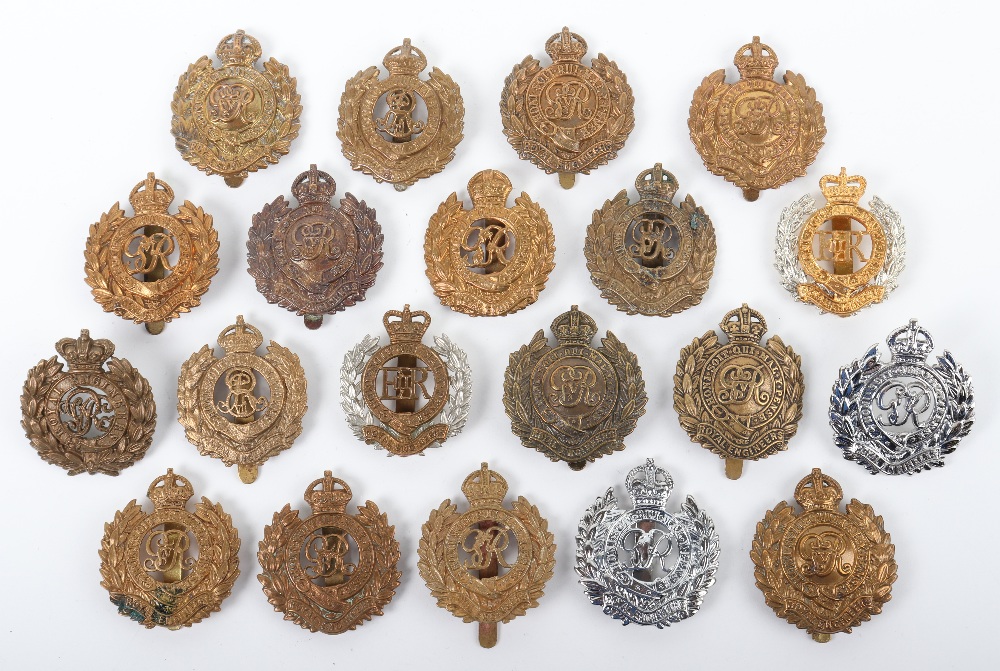 Selection of Royal Engineers Cap Badges