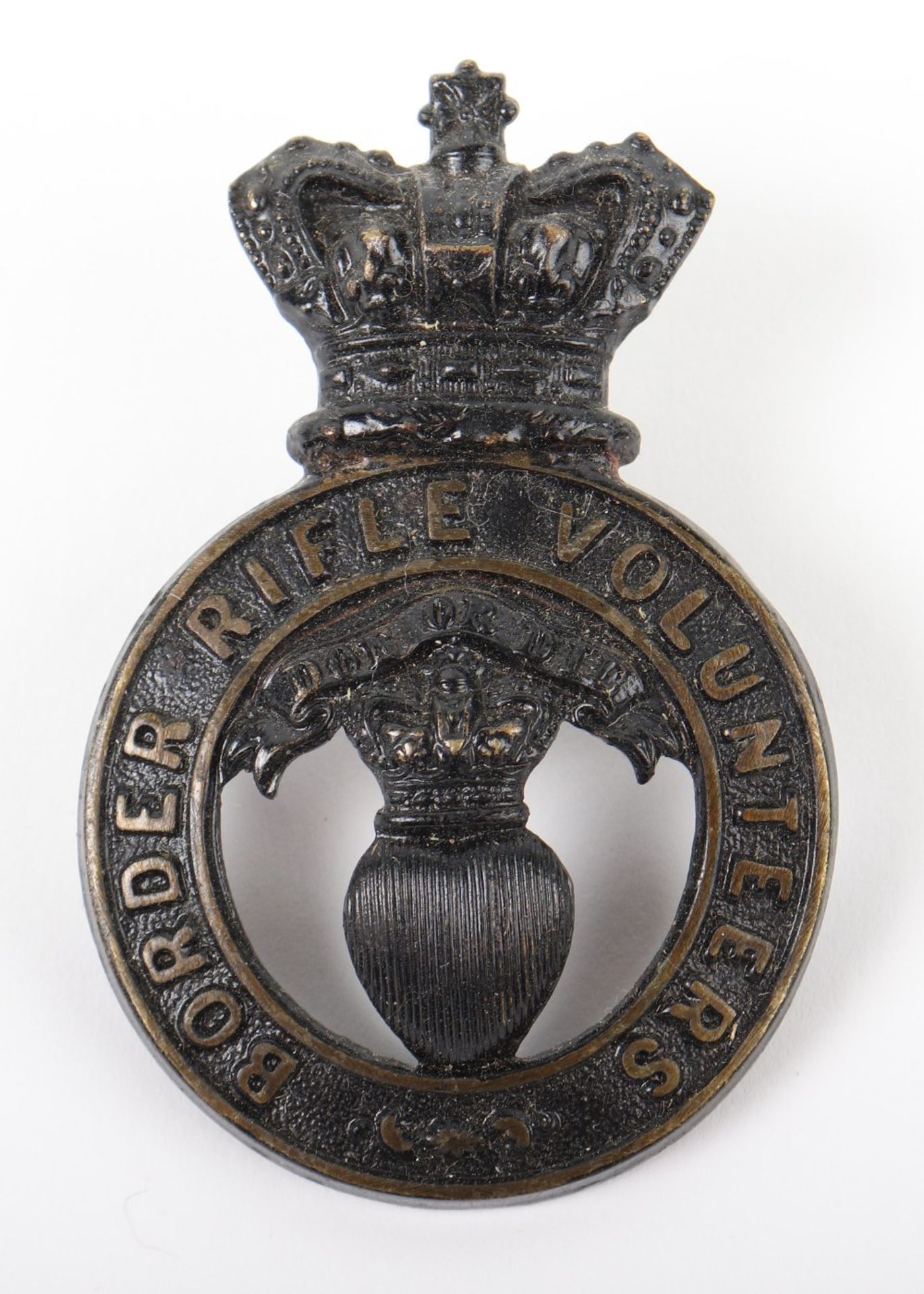 Victorian Border Rifle Volunteers Headdress Badge