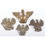 WW1 German Pickelhaube & Tschapka Helmet Plates