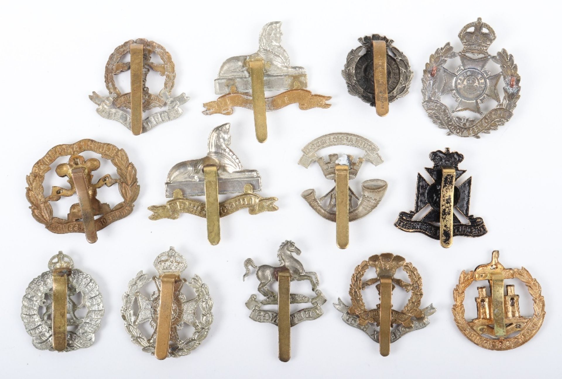 Selection of British Territorial Battalions Cap Badges - Bild 2 aus 2