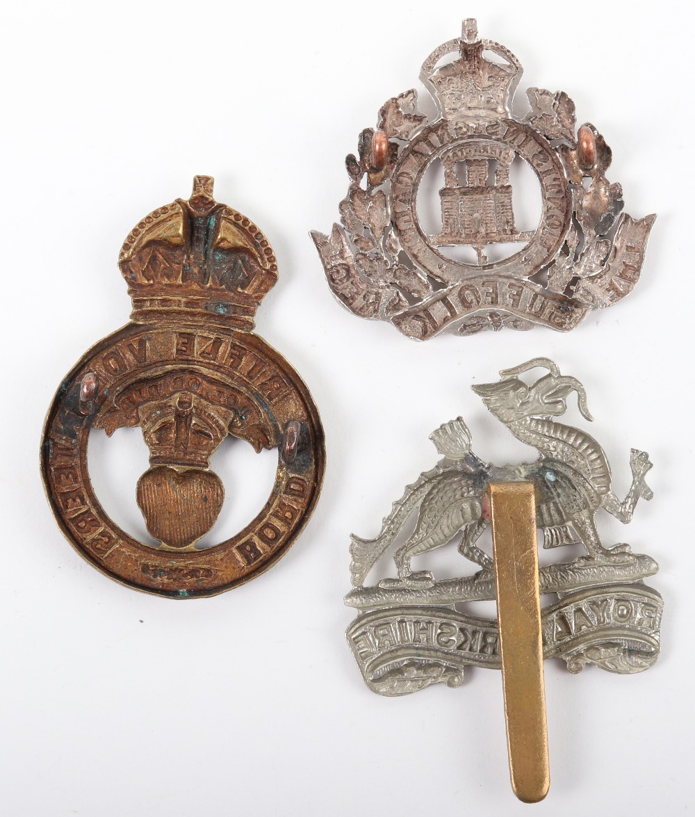 Volunteer Battalion Suffolk Regiment Cap Badge - Image 2 of 2