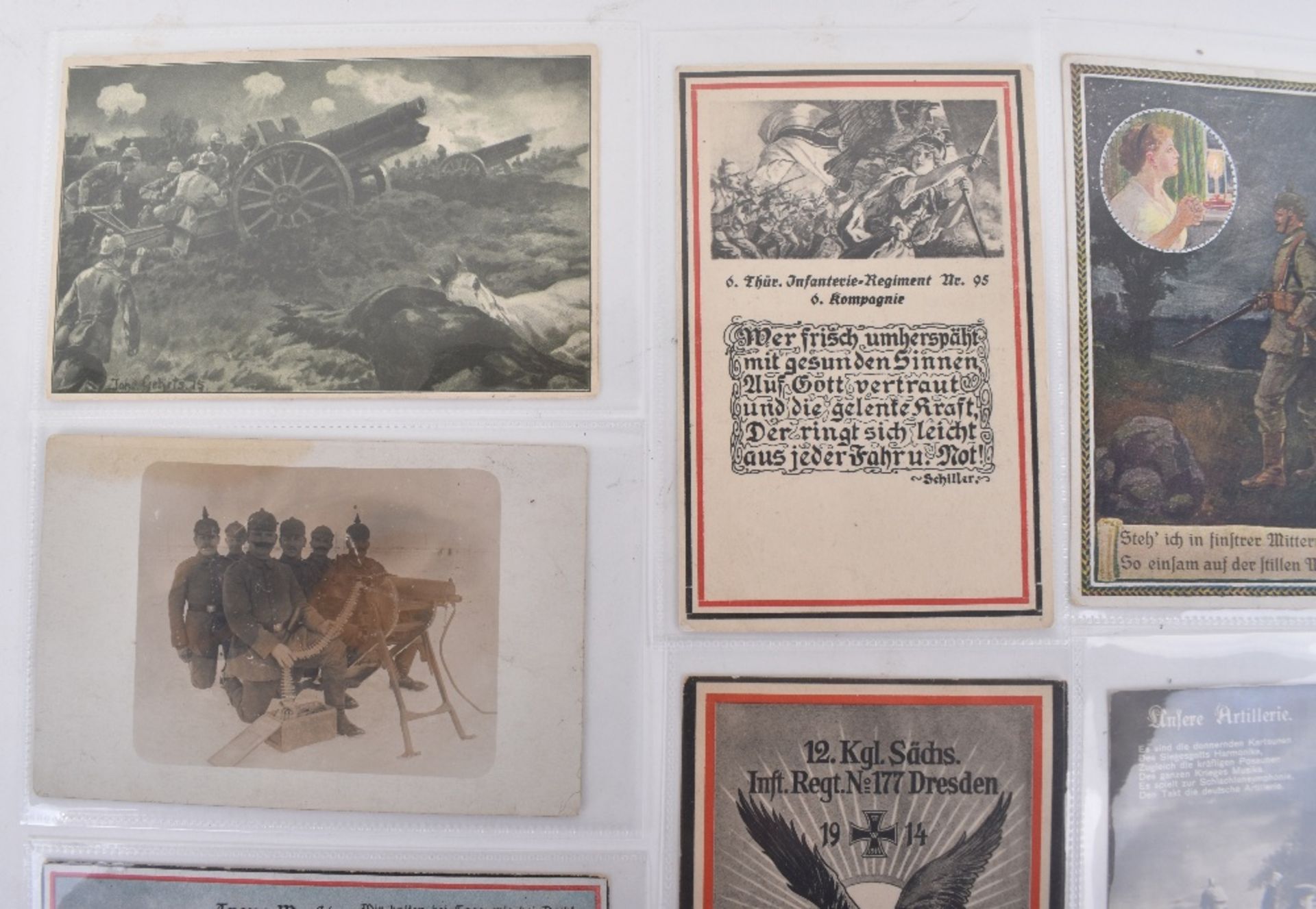 10x WW1 German Postcard Pictures - Bild 2 aus 12