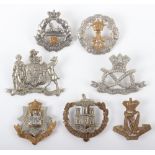 Selection of Victorian British Regimental Cap Badges