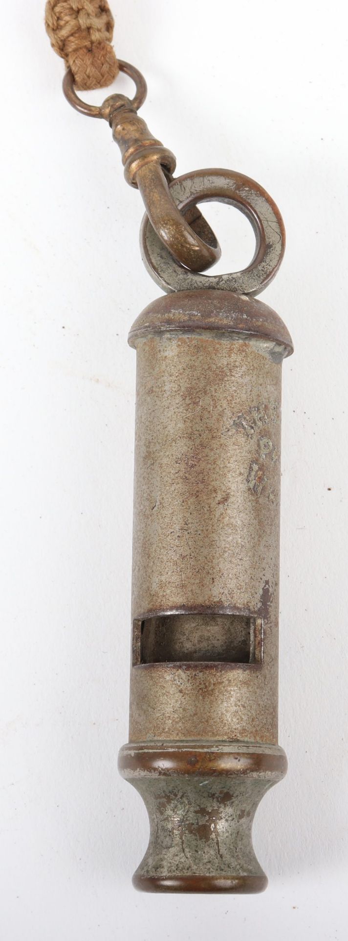 WW1 British Trench Whistle Attributed to Lt. Lionel Horton, 11th Battalion Royal Warwickshire Regime - Image 2 of 2