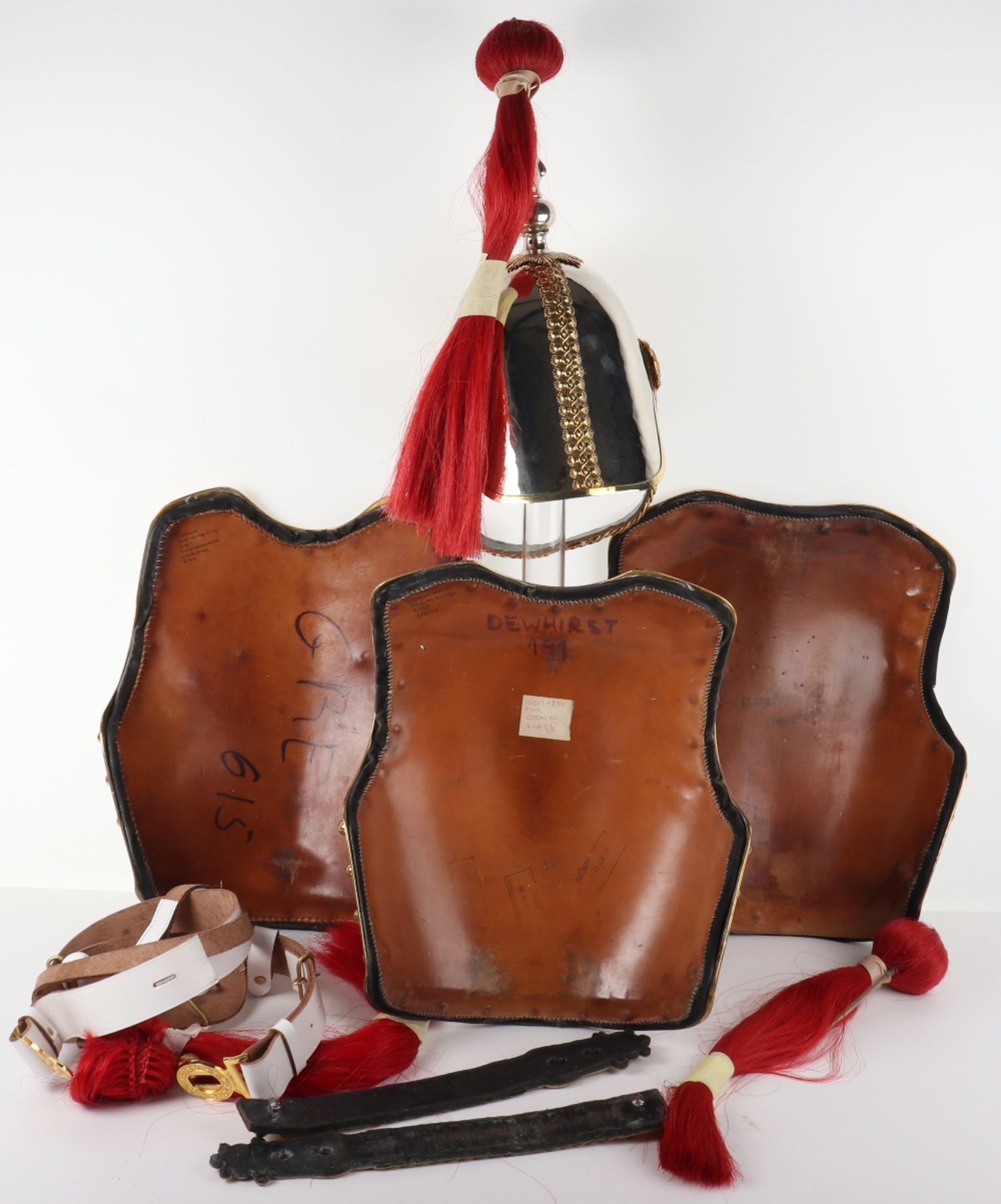 Elizabeth II Royal Horse Guards (Blues & Royals) Household Cavalry Helmet & Cuirass Set - Bild 6 aus 8