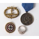 Third Reich SS 8 Year Long Service Medal