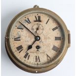 Naval Ships Brass Bulkhead Clock