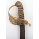 Victorian British 1827 Pattern Naval Officers Sword