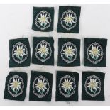 WW2 German Mountain Troops Edelweiss Arm Badges