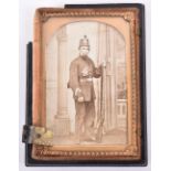 Victorian Framed CDV Photograph of Rifleman from a Rifle Volunteer Regiment