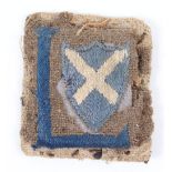 Scottish Lowland Division Cloth Formation Sign