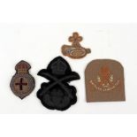 Post 1902 Rifle Brigade Colour Sergeants Arm Badge