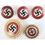 Third Reich NSDAP Party Badges
