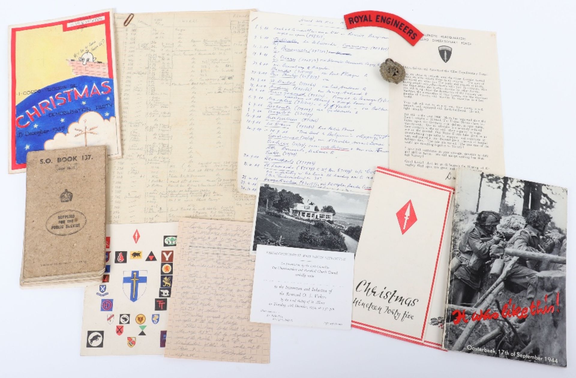 Highly Important and Extremely Comprehensive D-Day Archive of Ephemera and Photographs to Lieutenant - Image 92 of 113