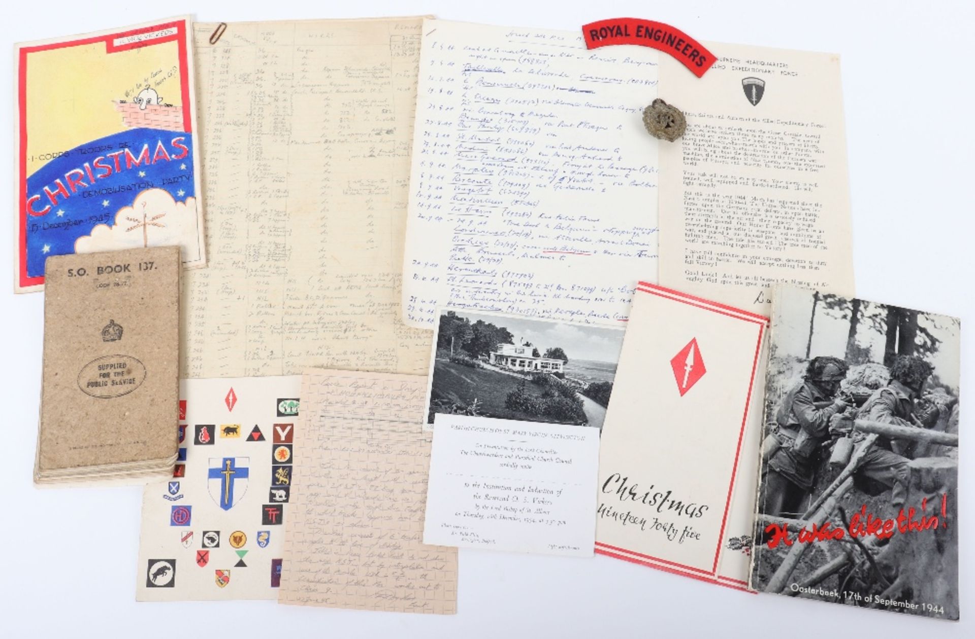 Highly Important and Extremely Comprehensive D-Day Archive of Ephemera and Photographs to Lieutenant - Bild 92 aus 113