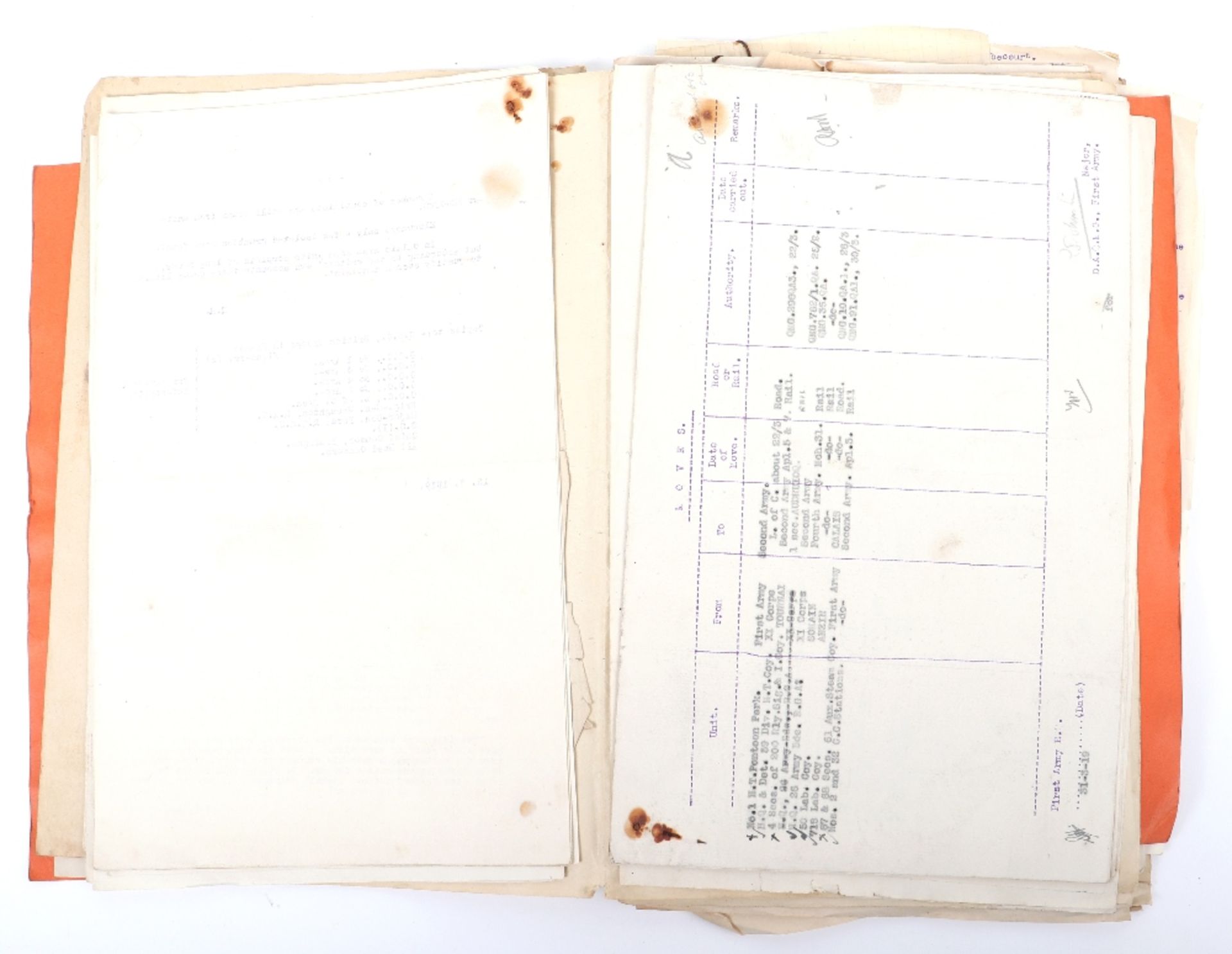 WWI British Army Files Relating to Ciphers (mainly 1920) - Bild 4 aus 11